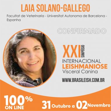 Laia Solano-Gallego - Palestrante internacional confirmada para o XXI Simpósio Internacional de Leishmaniose Visceral Canina