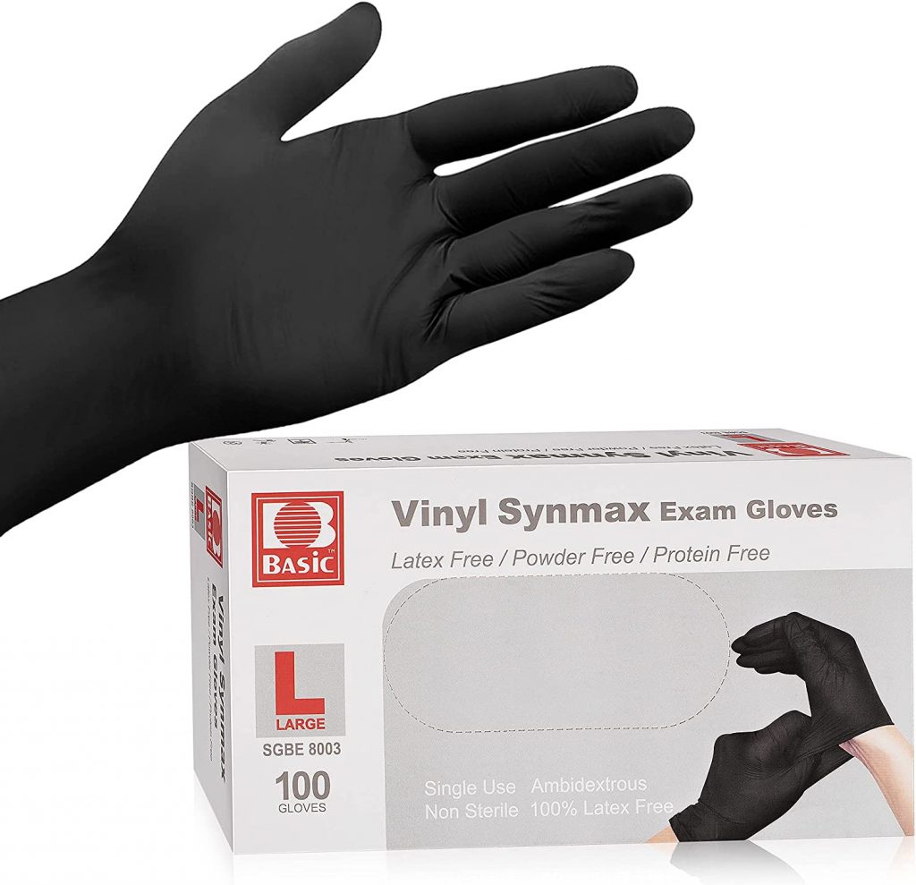 Basic Vinyl Synmax Exam Gloves Biblioteca Veterinária